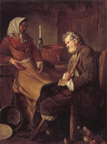 Jean-Baptiste marie pierre Old Man in a Kitchen